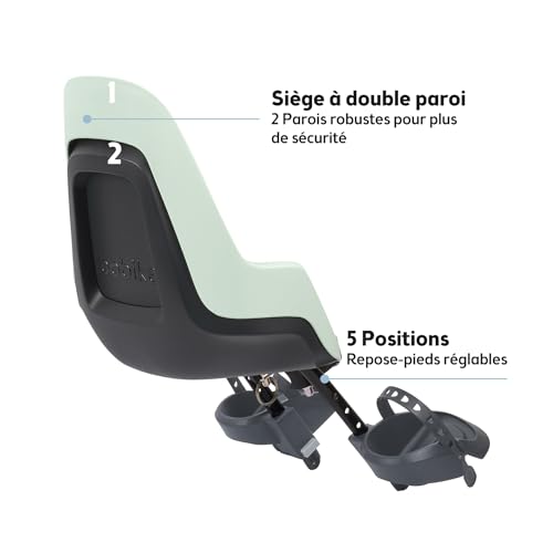 BOBIKE Siège Vélo Stable Évite les Secousses pour Enfant Confortable - 5