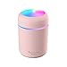 Produktbild Langguth Kinscoter Mini Luftbefeuchter, Elektrischer Aromadiffusor, Befeuchtungssystem mit 300ml Wassertank, USB, LED Beleuchtung, 2 Nebelmodi, 2Filter (rosa)