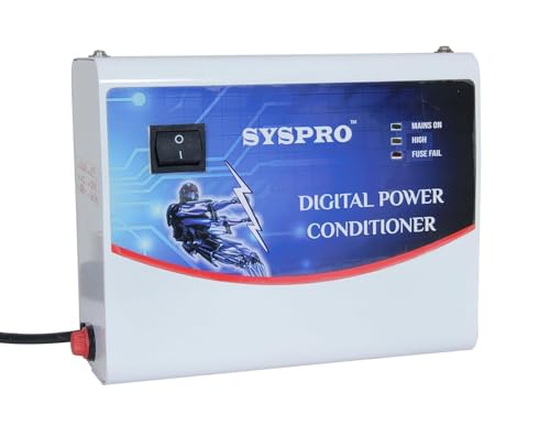 Image of SYSPRO Turbo Stablizer for LED /LCD TV + Set Topbox /DVD Player Upto 65 Inch (Range 170-280 V)