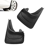 Titgoes 2 PCS Wheel Mud Flaps, PVC Front/Rear Side Tire Mud Guards, Universal Splash Guards Fender Accessories, Universal for Most Cars, Trucks, SUVs (Black)