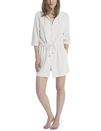 Preisvergleich Produktbild CALIDA Damen After Shower Bademantel, Elfenbein (Leisure White 900), Medium