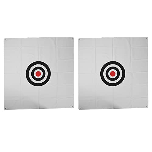 Hbaebdoo 2X Net Hitting Practice Net Indoor Outdoor High Double Back with Return Net