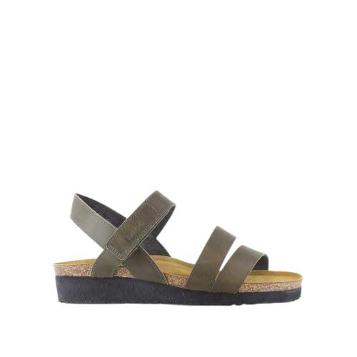 Image of NAOT Kayla Women's Sandals - Supportive 3-Strap Design with Backstrap, Cork & Latex Footbed - Arch Support - Travel-Friendly Comfortable Walking Sandals for All-Day Wear