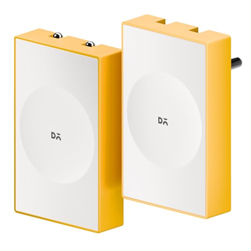Image of DailyObjects POP 45W Wall Charger Adapter with Foldable Pins|USB-C Dual Port Power Output|Fast Charging|GaN5|Slim|Support iphone 12 13 14 15 16 pro Max, Android,ipad,samsung,oneplus|Lightweight-Yellow