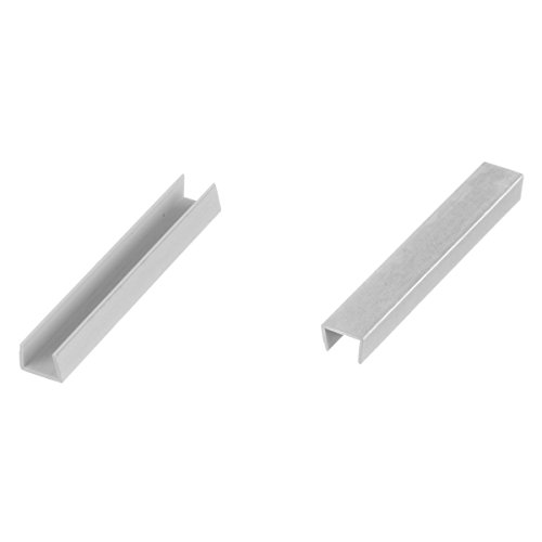HOLZBRINK Joint finition pour socle de cuisine, HBK15, 150 mm, couleur aluminium brossé Cover