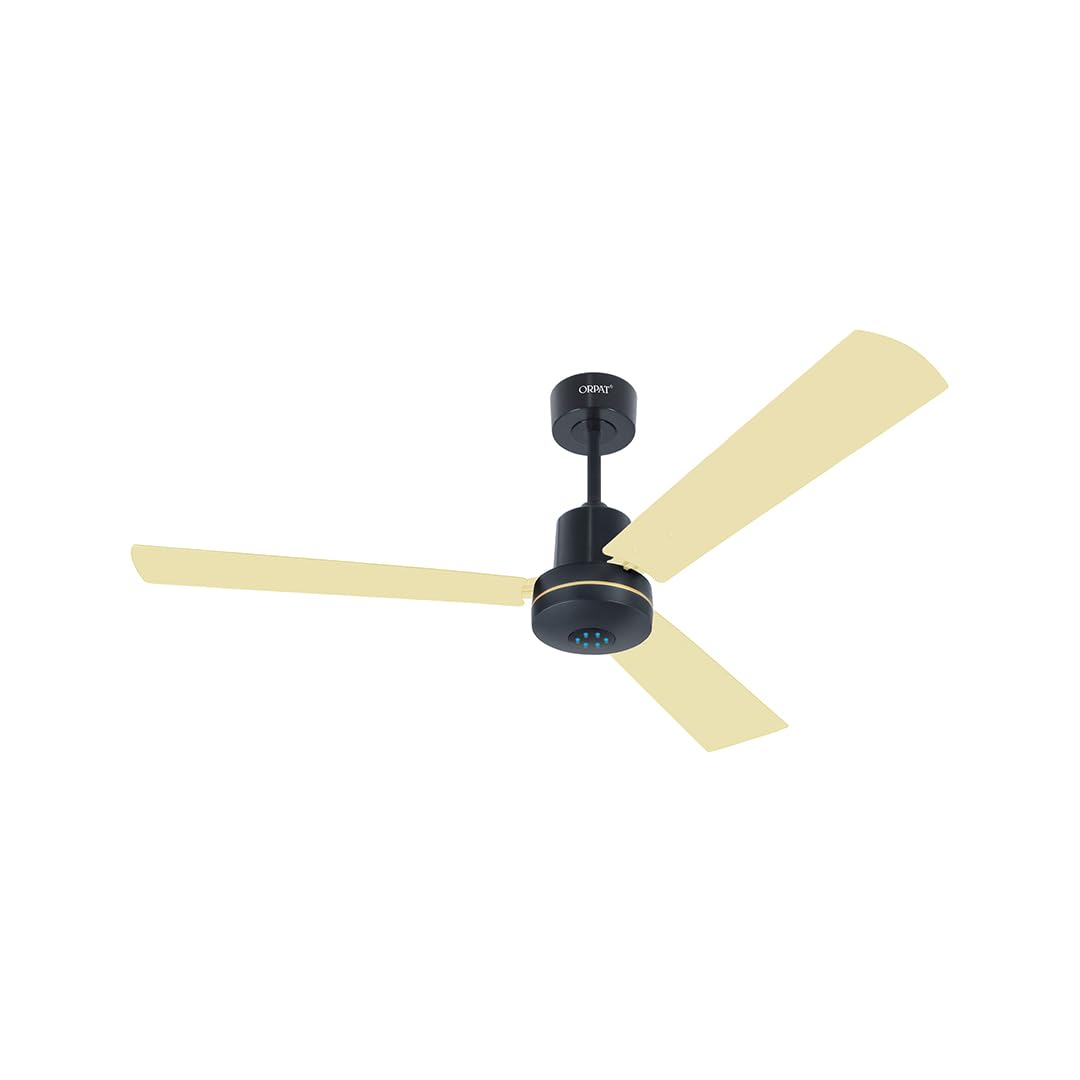 Orpat BLDC Ceiling Fan Moneysaver Genz 28W With Remote & App Remote (AB Ivory CG)