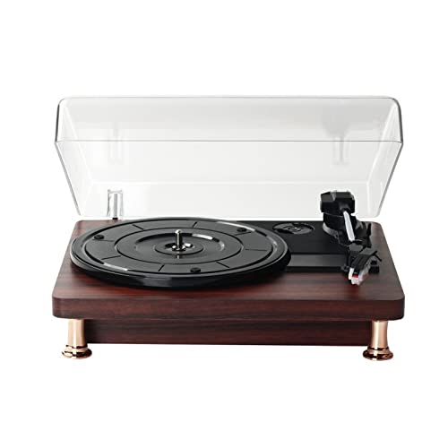 Tourne-Disque Vinyle Vinyle Phonographe Vintage Acajou Grain Phonographe Bluetooth Cadeau Ornements Décoratifs Haut-parleurs Classiques avec Haut-parleurs + Bluetooth (avec Couvercle) - Les Beatles, Paul McCartney, John Lennon, RIngo Starr, George Harrison Tourne-Disque Vinyle Vinyle Phonographe Vintage Acajou Grain Phonographe Bluetooth Cadeau Ornements Décoratifs Haut-parleurs Classiques avec Haut-parleurs + Bluetooth (avec Couvercle) – Image 5