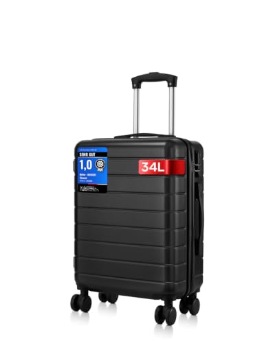 Shavont Handgepäck Koffer 55x40x20 cm, Ryanair Kabinentrolley mit 4 Rollen – Ansicht 1