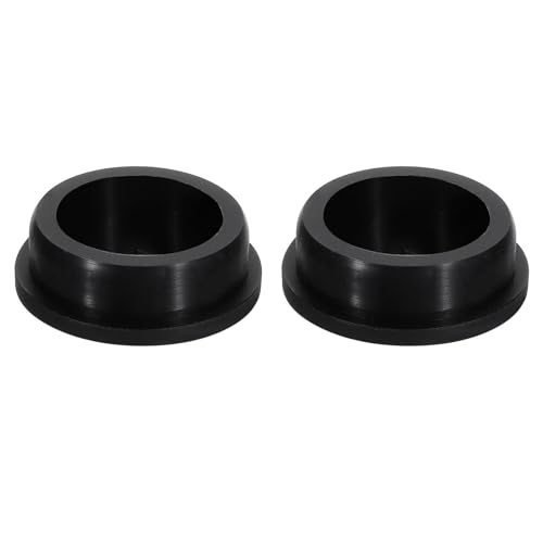 Image of uxcell 2 Pcs Black Plug Holes, Waterproof Rubber Button Plug for 45mm / 1.77 inch Hole