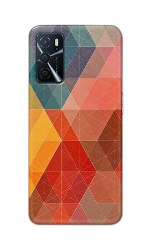 Image of Printed Hard Back Cover Case for Oppo A16 | Oppo A16s Back Cover (Crumpled Design) -1111