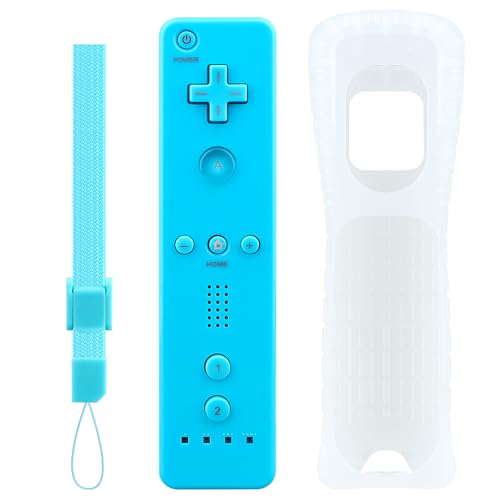 OSTENT Sensor de Movimiento Bluetooth Mando a Distancia Inalámbrico para Nintendo Wii/Wii U Consola Juego Color Azul