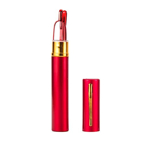 KoKoBin Mini Slim Reading Glasses Spring Hinge Metal Reading Aid Unisex with Case (Red, +3.0) - Image 3