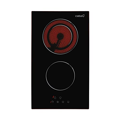 Cata | Placa Vitrocerámica | Modelo TD 302 | 2 Zonas de Cocción High...