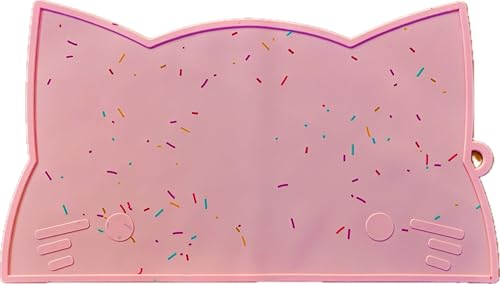 Manteles individuales para niños, mantel de silicona, base antideslizante, libre de BPA, gatitos