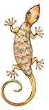 Salamander Metallfigur Wanddekoration Gartendekoration 65cm Haus Hof Garten Dekoration Deko
