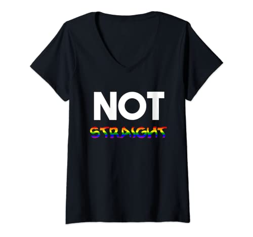 Mujer Pareja Gay Traje Gay Orgullo Cosas LGBTQ Pareja Regalo Camiseta Cuello V