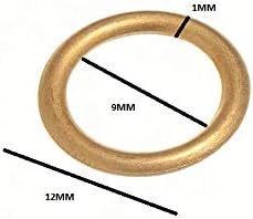 5000 X 13mm Hollow Brass Curtain Upholstery Rings