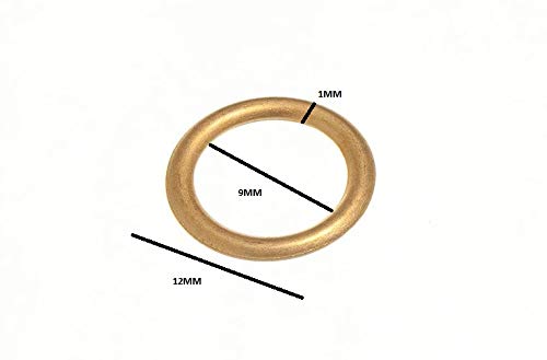 5000 X 13mm Hollow Brass Curtain Upholstery Rings