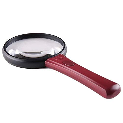 erkebspm HD Jewelers Verre Double Lentille Grossissement 4X 12X pour Les Personnes Âgées