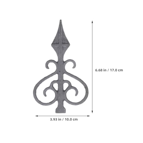 Remates de cerca de hierro con diseño elegante y herraje ornamental de alta resistencia 2