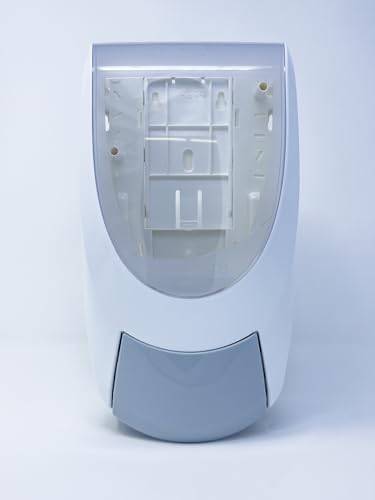 White Manual Soap and Sanitizer Dispenser, 1000 mL