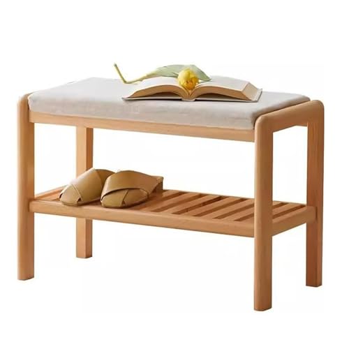 Banc d'entrée moderne rembourré pour un couloir toujours ordonné