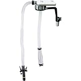 三宅化学 電動灯油ポンプ 薄型固定式 オートストップ 自動停止 単3形乾電池対応 TP-MS20 ホワイト 21×7.2×57cm