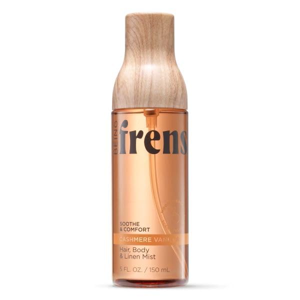 Being Frenshe Women's Hair, Body & Linen Mist Body Spray with Essential Oils - Cashmere Vanilla - 5 fl oz