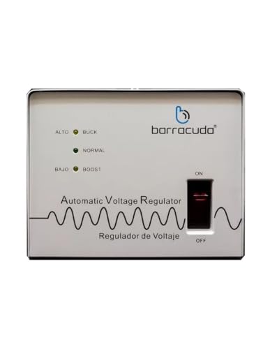 La mejor comparación de Walmart Linea Blanca Lavadoras - solo los mejores. 46 Barracuda Regulador,Compensador de Voltaje, Modelo CR-2500, 2500VA/1500W,1 Contacto, Color Blanco, Gabinete Mtalico,Protege electrodomesticos, Lavadoras, Refrigerador, Horno de...