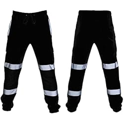 Monos De Trabajo En Amazon Yu Liao Trajes de Seguridad Reflectantes, 2 uds., Chaqueta de Seguridad, Pantalones con cordón, Pantalones Resistentes al Agua, Monos, Trabajo Nocturno de Alta Visibilidad para Hombres