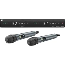 Easy-to-use handheld wireless system with great sound 1-button scanning and synchronization make setup easy Intuitive icon-based indicators for simple operation Internal diversity receiver antennas for a simplified look Use up to 10 systems simultane...