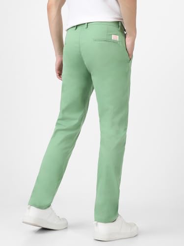 Image of Urbano Fashion Men's Cotton Light Weight Non-Stretch Slim Fit Casual Trousers