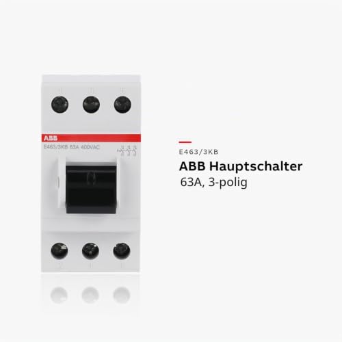 ABB Hauptschalter 63A, 3-polig – Ansicht 2