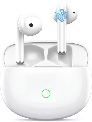 Cuffie Bluetooth,Auricolari Bluetooth 5.3 Cuffie Wireless con ENC Cancellazione Rumore