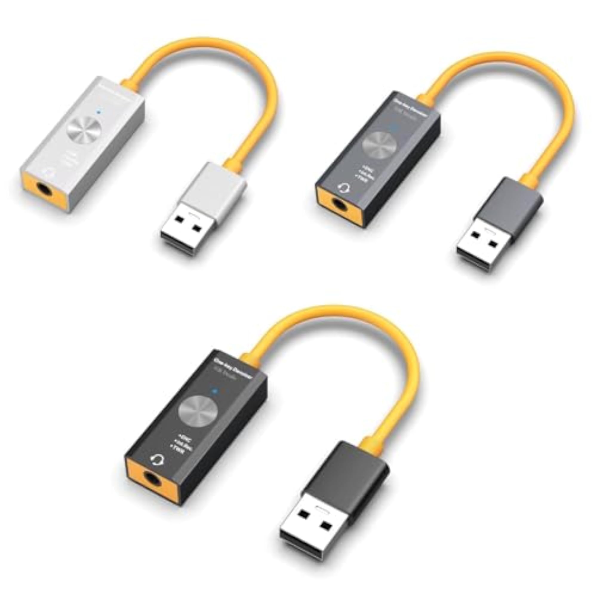 USB to 3.5mm External Sound Card Adapter