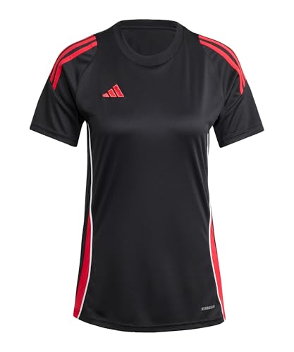 adidas Performance Tiro 24 - Camiseta para mujer, color negro y lila, talla 2XS (26-28)