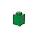 Room Copenhagen, Lego Storage Brick Box - Stackable Storage Solution - Dark Green, Brick 1