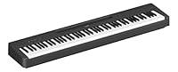 Yamaha P-143 Entry-Level Compact Portable Digital Piano, Black