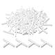 QUARKZMAN 200 Stück Wand- und Bodenfliesen Kunststoff T-förmige Abstandshalter Fliesenwerkzeuge 2 mm 1/12 Fliesenabstandshalter für die Installation von Keramikfliesen, weiß
