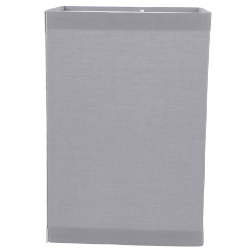 Pantalla de lámpara de mesa cuadrada gris para salones modernos