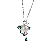Inklusive Kette aus 925er Sterlingsilber (vergoldet mit 18-karätigem Weißgold) mit höchster Qualität.