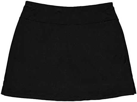 Slazenger  . Girls Court Skort Mesh Short Inserts Age 7-13 (Black, 7-8)