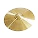 Handmade Brass Cymbal 20 Inch Ride Cymbal For Drum Set Percussion Instrument (Color : Gold)