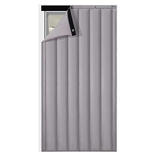 Rideau de porte insonorisant à réduction du bruit et isolation thermique - 2