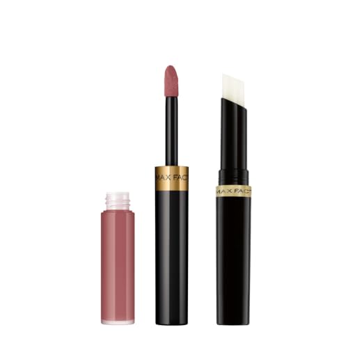 Max Factor LipFinity Lip Colour Lipstick Pintalabios, Tono 16 Glowing - Paso 1: 2.3ml Paso 2: 1.9g