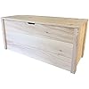 Cassapanca In Legno Naturale 90x35x50cm - Baule Per Interno/Esterno, Kit Di Montaggio - Foto 7