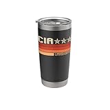 CIA Name Personalized Idea Men Retro Vintage CIA Stainless Steel Insulated Tumbler