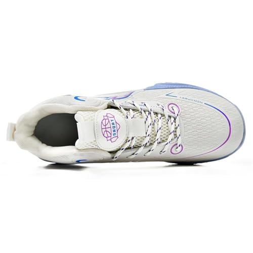 Chaussures de basket-ball antidérapantes et légères à lacets pour hommes