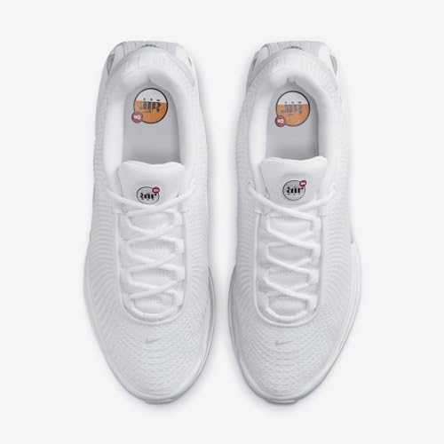 Image of Nike Air Max Dn Shoes (FJ3145-102, White /White /Metallic Silver /White) Size 12