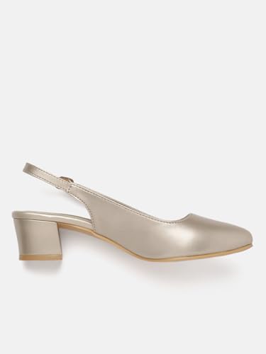 Image of Marc Loire Women's Pointed Toe Block Heel Pumps for Office, Party and Formal Occasions